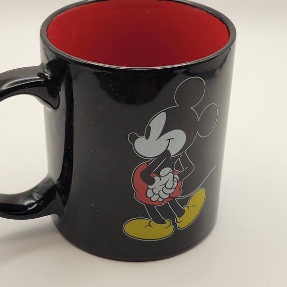 Disney Mickey Mouse Mug Black Red Coffee Cup. - Picture 4 of 5